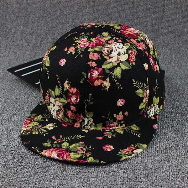 

flb цветок этикетки snapback cap cap hip hop cap floral casquette snap назад мода бейсболка cap gorras мужчины установленные snapback hat bb