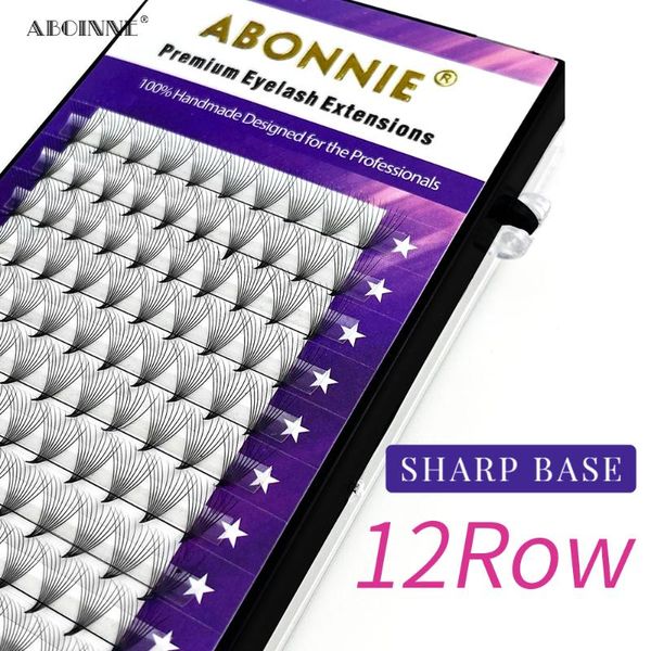 

false eyelashes abonnie latest 10d sharper premade volume fans 0.07mm c d curl russion sharpe makeup