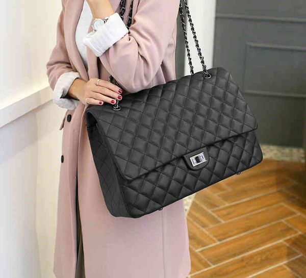 

brand women bag 2022 large capacity for shoulder travel leather female luxury handbag big