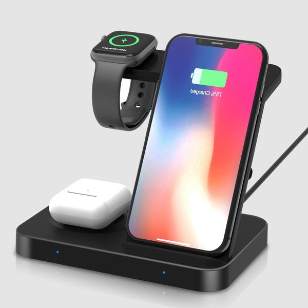 

4fre3e42new desk3 in 1 wireless charger for earphones smartwatch and cellphone