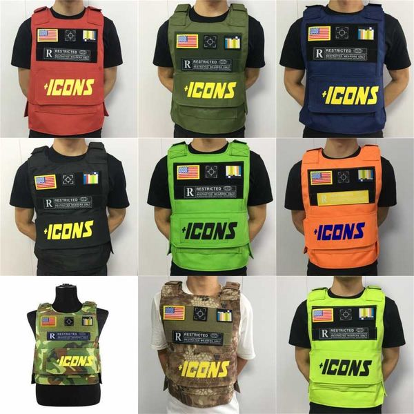 

hunting clothes swat tactical vest swat jacket chest rig multi-pocket swat army cs hunting vest camping accessories#266, Black;green