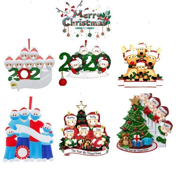 

factoryo52zstyle christmas ornament diy greeting 2020 factory outletmte26 survivor family quarantine xmas party pandemic