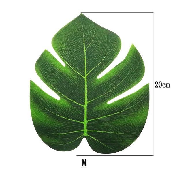 

12шт лот летняя тропическая вечеринка искусственные ладони листья гавайская луауская вечеринка jungle beach theme украшение вечеринки гавайи