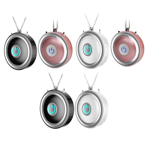 

2 pcs necklace air purifier, home hanging neck type car oxygen bar at any time negative ion air purifier