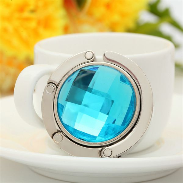 

alloy folded fashion handbag portable crystal tote rhinestone hanger bag desk hook holder 7 ntfhl