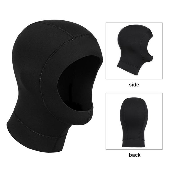 

beanies men women snorkeling neoprene uv protection diving cap swimming scuba keep warm bib hood summer surf 3mm elastic divers hat