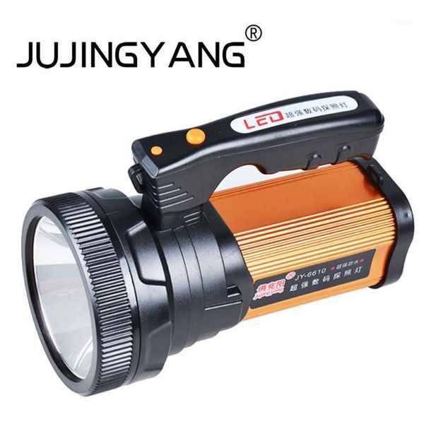 

t6 type rechargeable multifunctional waterproof searchlight, night fishing glare long-range led searchlight1