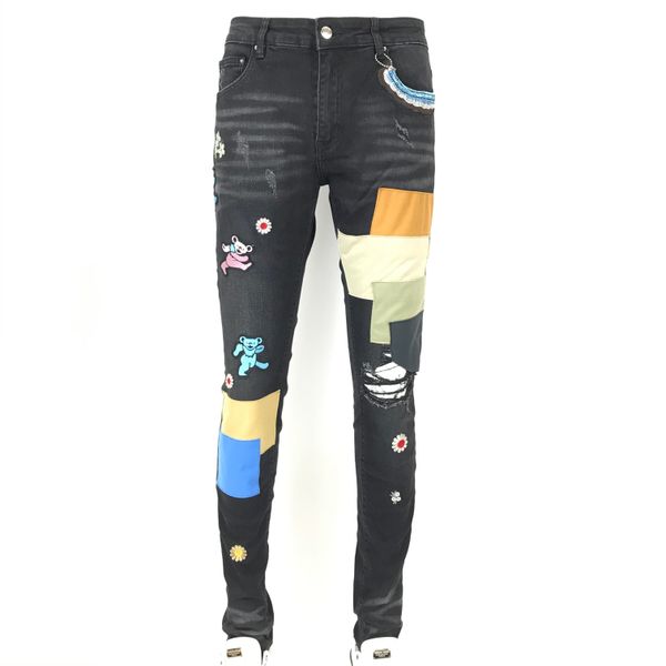 

high-quality men's and women's jeans are suitable for robin jeans passed on in any season. new christmas gifts am01, Blue