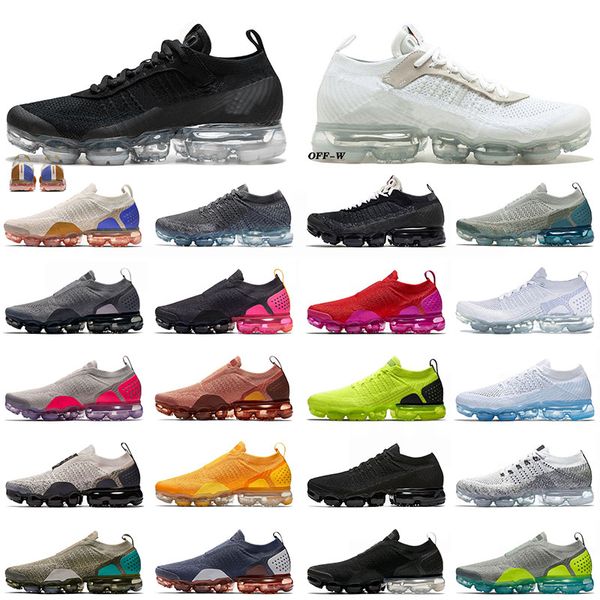 

fly knit cushion mens running shoes triple black trainers sneakers all white off celestial teal sail womens sports, White;red