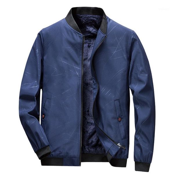 

new mens jackets casual plus velvet warm coat stand collar brand clothing comfortable jackets male velvet thickening qualtiy1, Black;brown