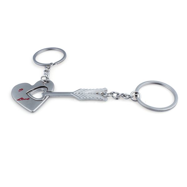 

arrow i love you heart & couple key chain ring keyring keyfob lover xmas giftoutlet4doa