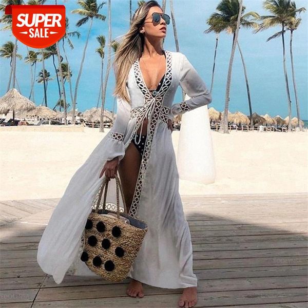 

2020 bohemian printed cover-ups summer beach dress tunic women beachwear swimsuit cover up bikini wrap sarongs q675 #mu4w, White;black