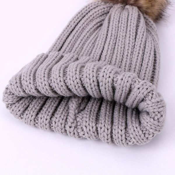 

children cap beanies caps pompon knitted skullies baby hats pure colour winter warm kids hat autumn pure colour h wmtcwr, Yellow