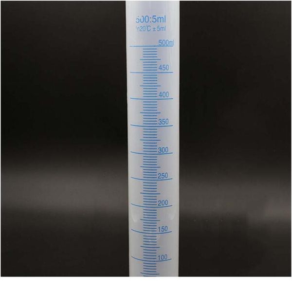 

500ml plastic measuring cylinder graduated cylinders container tube for lab supplies laboratory tools for school acc bbyffr