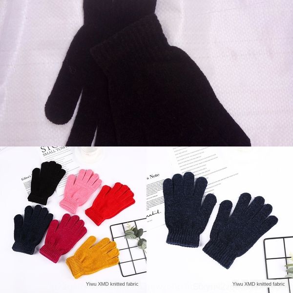 

factoryy2kwfactory3dzgcolor men's solid outdoor chenille advanced creative new women's korean knitted super gloves soft warm and s