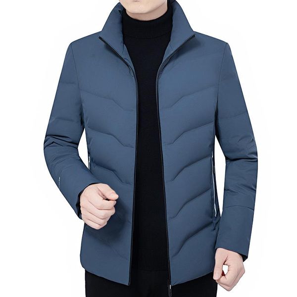 

winter new down jacket men's short lightweight thickened cold proof coat, Black