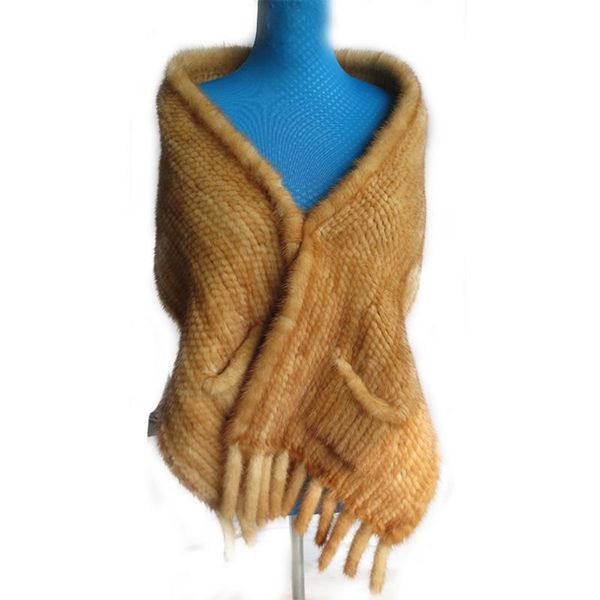 

autumn winter women's genuine natural knitted shawl with tassels wraps lady scarf vf7053, Blue;gray
