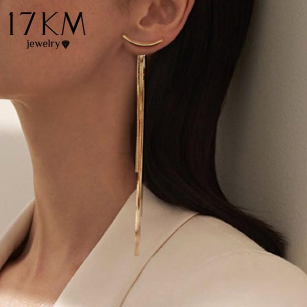 

fashion gold color long tassel snake chain drop earrings for women vintage wedding elegant thread dangle earring jewelry gift, Silver