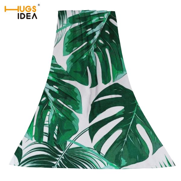 

tropical palm tree leaves print shower dry towel microfiber spa/sport/swimming cover towels pool green blanket hand/face towels