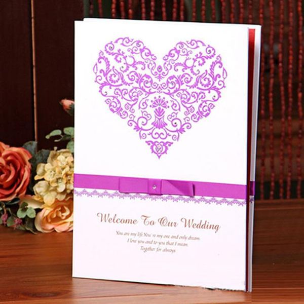 

love heart wedding guest book signature book for wedding decoration reception souvenirs gift marriage event party supplies jllijf