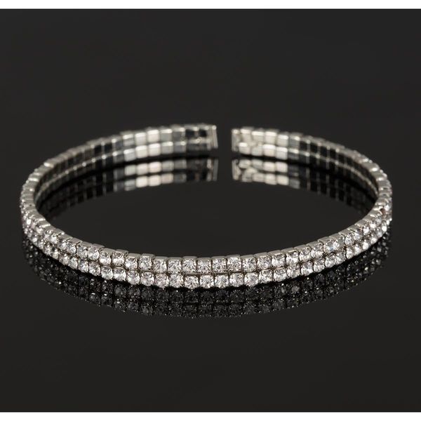 

sliver plated inlay cubic zirconia wheat-shaped bracelets & bangles jewelry austrian crystal bra sqcsri dh_seller2010, Golden;silver
