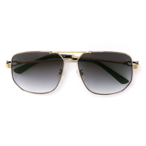 

oversized pilot square sunglasses for fashion design