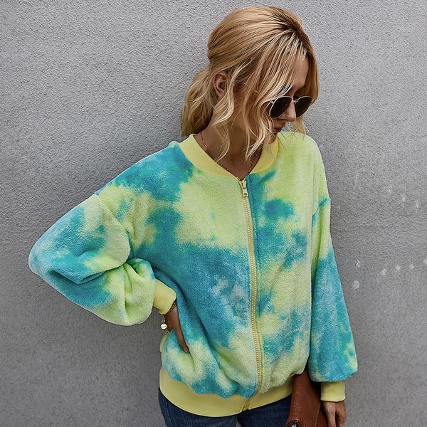 

tie 2021 new winter dyed sleeve fur coat women's 1 kxu1, Black