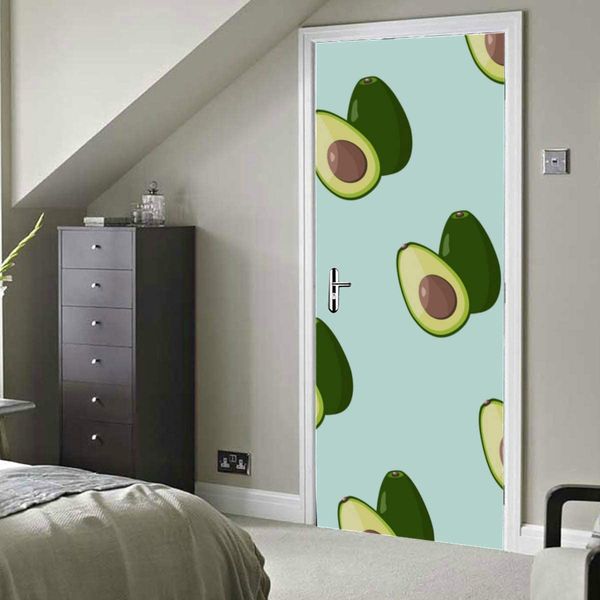 

intressant avocat frais vinyle autocollant amovible porte de bain autocollant peintures murales pele