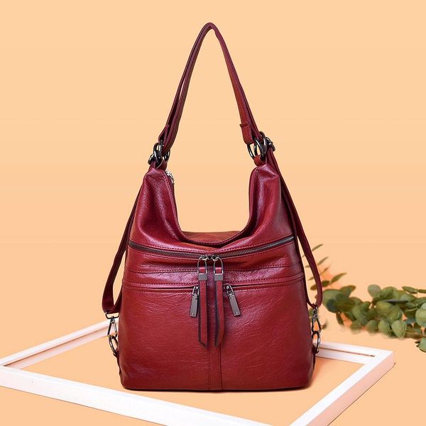 

большие женские сумки кожаные сумки высокого качества женские pubos сумки сплошные карманные дамы tote messenger