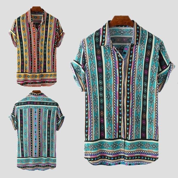 

designer men casual shirt streetwear loose tropical hawaiian shirt black friday 2021 deals, White