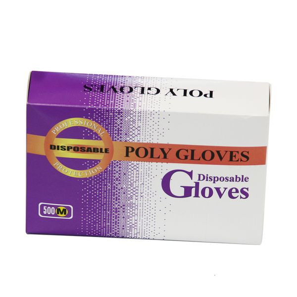 

box disposable pe gloves 20 boxes in a 500 pcs/box 20 boxes/carton
