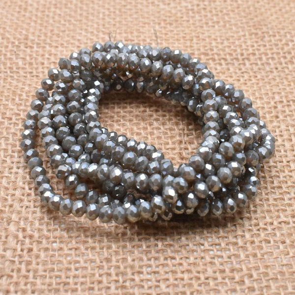 

diy jewelry multicolor sapcer faceted crystal glass beads 4mm roundell loose spacer beads for diy handmade jewelry making wmttuf