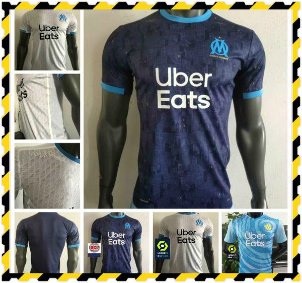 

player version maillot om olympique de marseille soccer jersey 2020 2021 marseille maillot de foot benedetto payet 20 21 thauvin shirts, Black;yellow