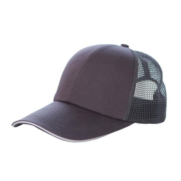 

spring and summer women mesh baseball cap new outdoor sun protection visor travel customized print cap cotton mens caps and hats h jllnox, Black;white