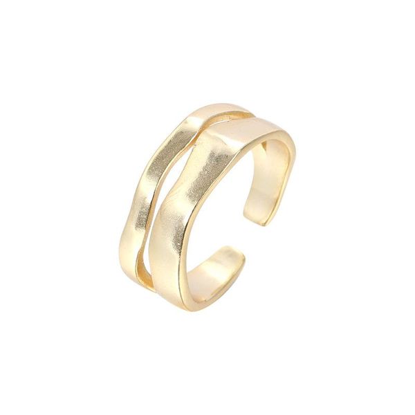 

new fashion gothic gold color chains rings for women men lover wedding rings fashion jewelry ladies accessories, Slivery;golden