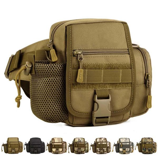 

sale men waist bags nylon waterproof waist bag men fanny pack camouflage travel outdoor bag heuptas