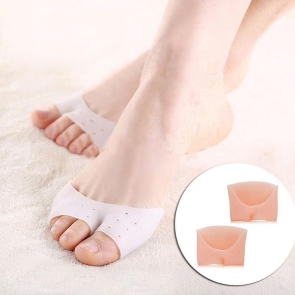 

1pair silicone gel half toe sleeves foot care elastic pads pain relief for men women whosale&dropship1