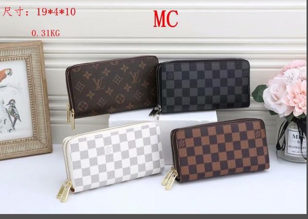 

men leather brand classic wallet casual long card holder holder pocket fashion wallets men wallet serial number, Red;black