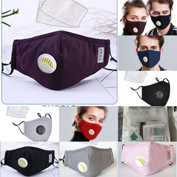 

factory 100pcs designer face masks adjusable reusable pm2.5 protective 2pcs 5layers filters washable cotton mask 4 pvaru