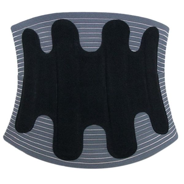 

waist support -back belt, support, back lumbar with removable pad and steel splint, Black;gray