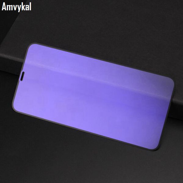 

3d soft edge tempered glass film for iphone 12mini 12pro 12 pro max anti-purple light full cover glass screen protector