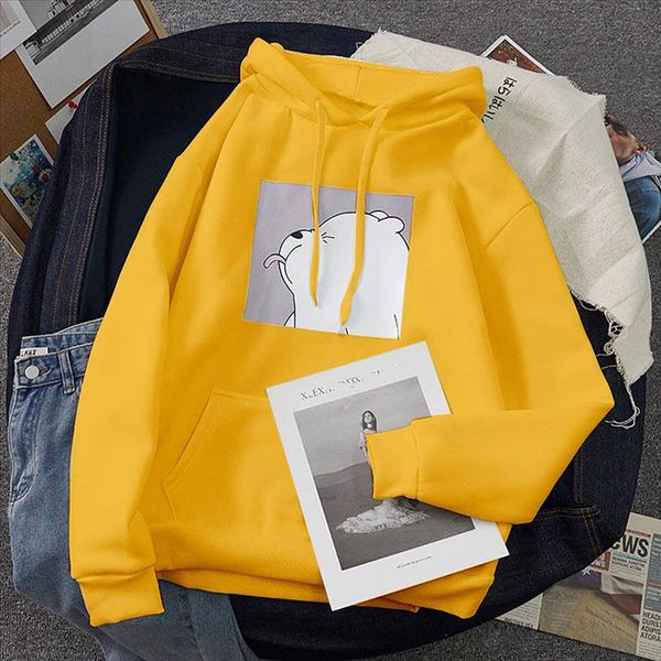 

oversized hoodies anime hoodie for girls kawaii sweatshirt hooded female harajuku autumn women clothing 2021, Black
