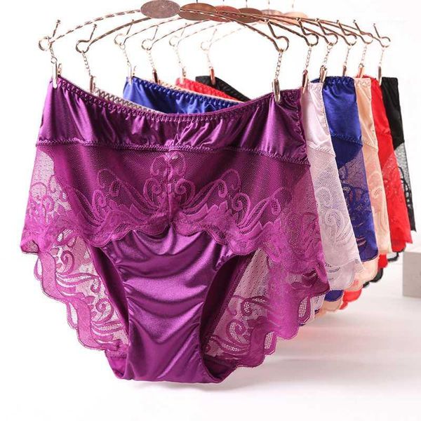 

women's panties 3pcs/lot smooth elegance lingeries underwears women lace plus size 5xl ropa interior femenina women's briefs1, Black;pink