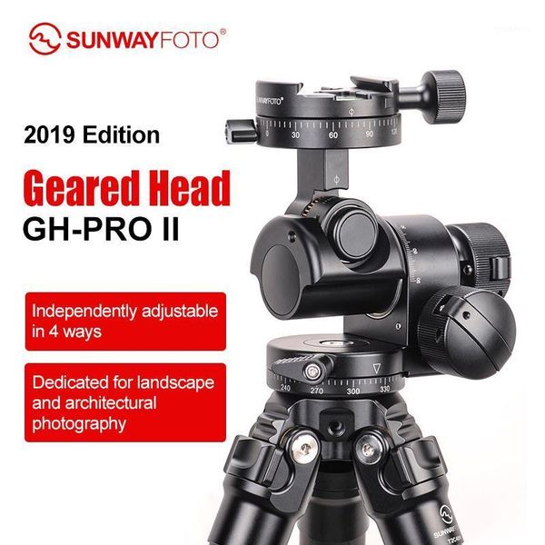 

sunwayfoto gh-pro ii tripod gear head panoramic head for dslr camera panorama arca swiss with one quick release plate1