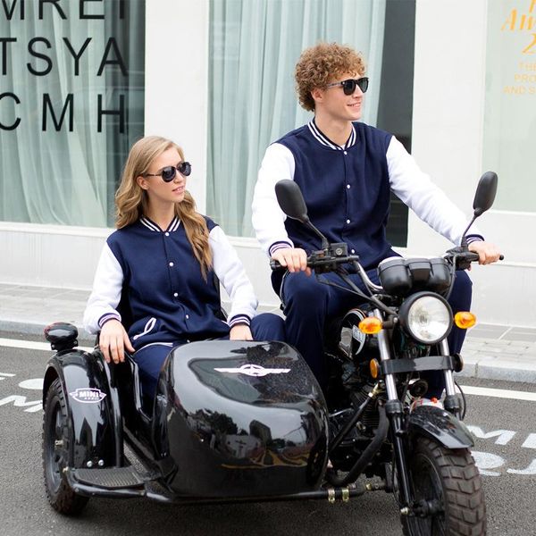 

men's jackets kpop autumn and winter men women plus velvet baseball uniform custom work clothes wholesale printed logo solid jacket, Black;brown