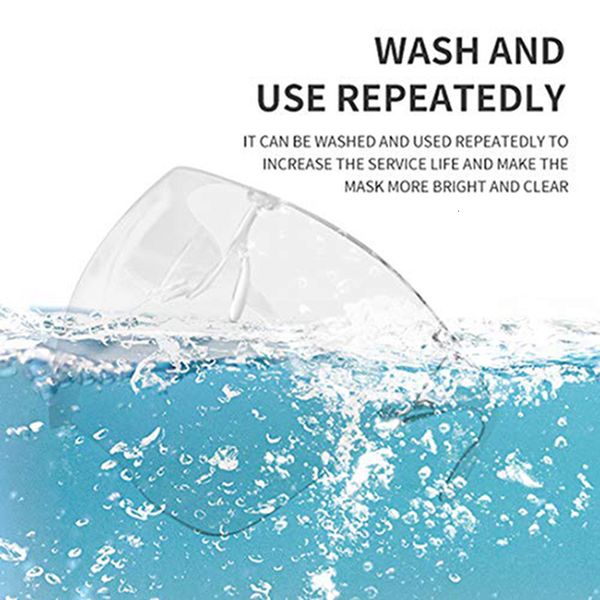 

new blocc transparent shield anti fog waterproof mask reusable face cover full durable breathable visor party masks iia640