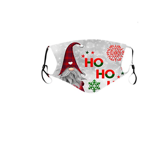 

washable christmas santa claus gift kids mask cotton breathable dustproof pm2.5 cartoon face party masks fashion design facemasks