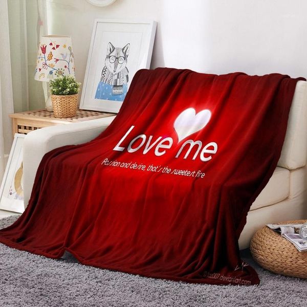 

blankets flannel blanket 3d love printed soft throw sofa couch bed cover plush cozy warm for kids christmas gifts1