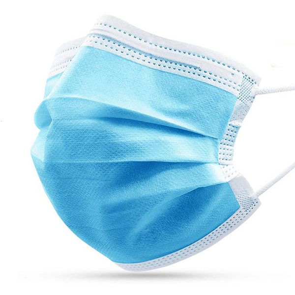 

protection non woven disposable shipping mask 3 layers anti-dust face masks ear loop mo