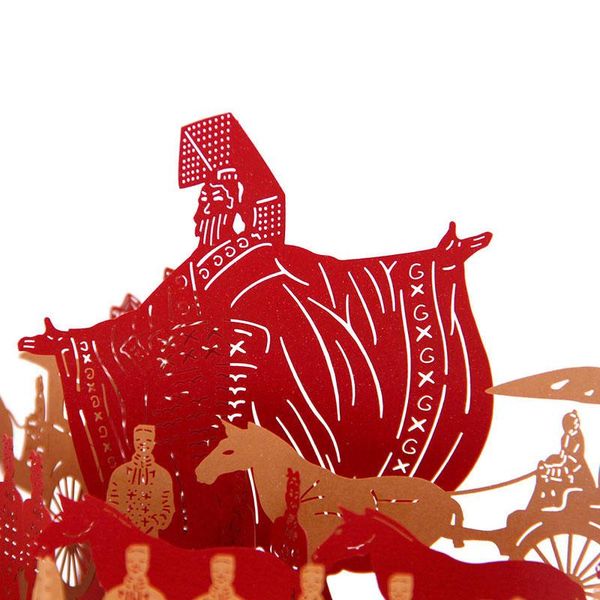 

3d handmade wonders мир terra cotta warriors paper пригласительные открытки открытки бизнес туризм творческий подарок sqccyl